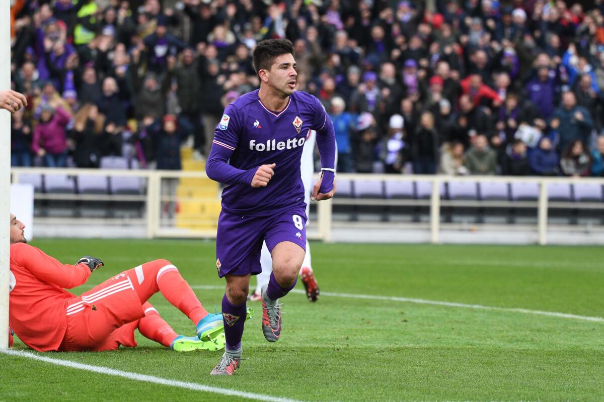 Simeone al 90’ pareggia! Buono l’assist di Eysseric 1-1. - Firenze, stadio Artemio Franchi, 30.12.2017, Fiorentina-Milan, Foto Fiorenzo Sernacchioli. Copyright Labaroviola.com Simeone