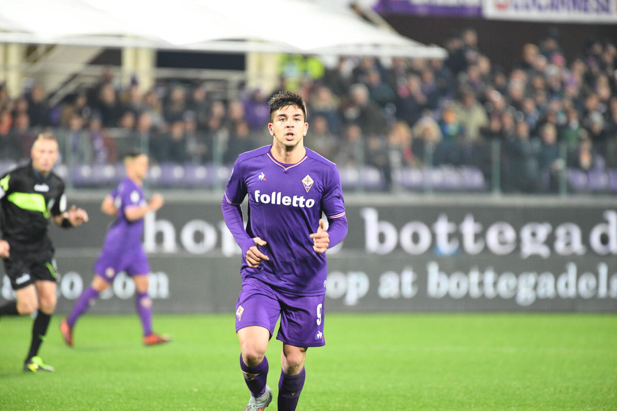 Simeone ancora a secco: non segna da 6 gare. Buoni i movimenti con Falcinelli, ma sotto porta... - Firenze, stadio Artemio Franchi, 5.01.2018, Fiorentina-Inter, Foto Fiorenzo Sernacchioli. Copyright Labaroviola.com Simeone