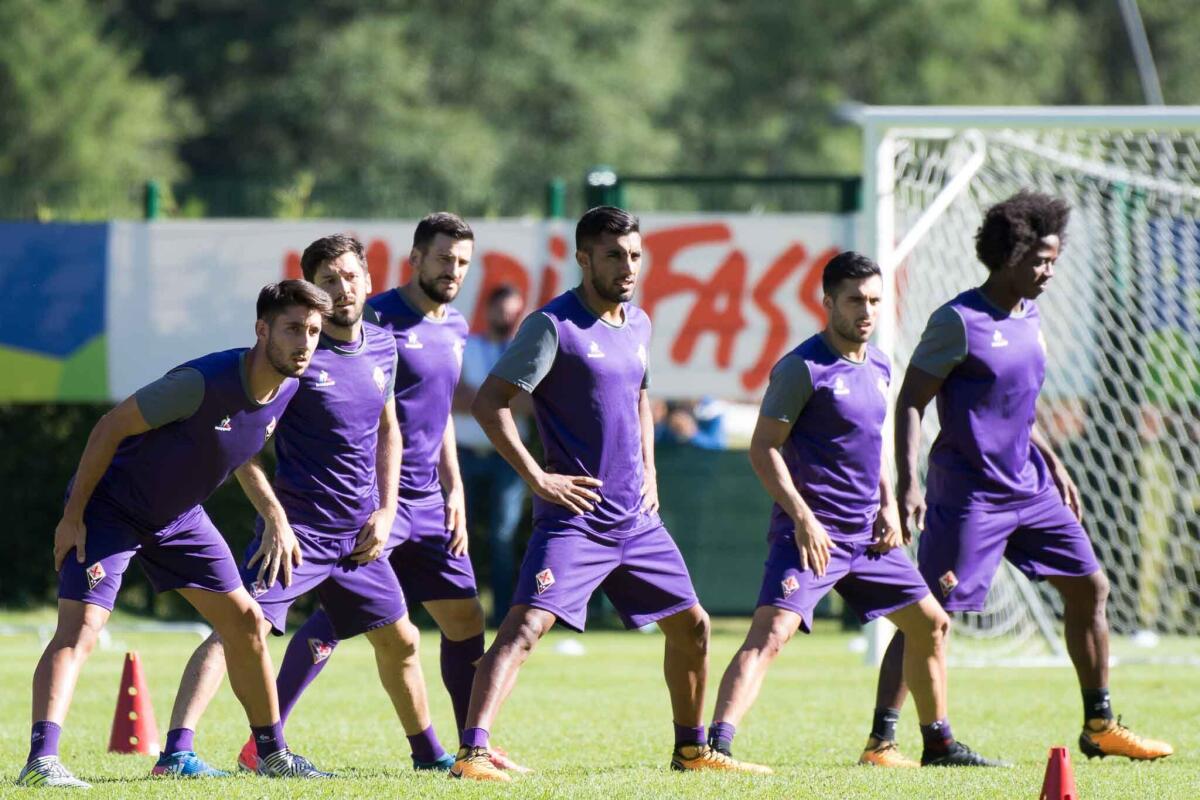 Cristoforo, Sanchez, Maxi Olivera e Corvino, i motivi del comunicato di ieri... - Moena, Ritiro della Fiorentina 16.07.2017, Foto Fiorenzo Sernacchioli. Copyright Labaroviola.com