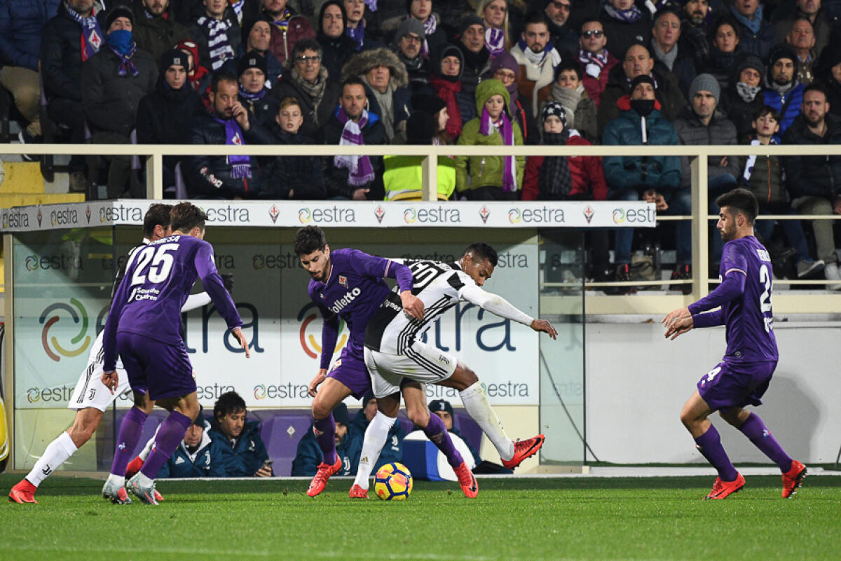 Moviola, la Gazzetta dello Sport: non era rigore. Corriere Dello Sport: era rigore... - Firenze, stadio Artemio Franchi, 9.02.2018, Fiorentina-Juventus, Foto Fiorenzo Sernacchioli. Copyright Labaroviola.com  Gil Dias