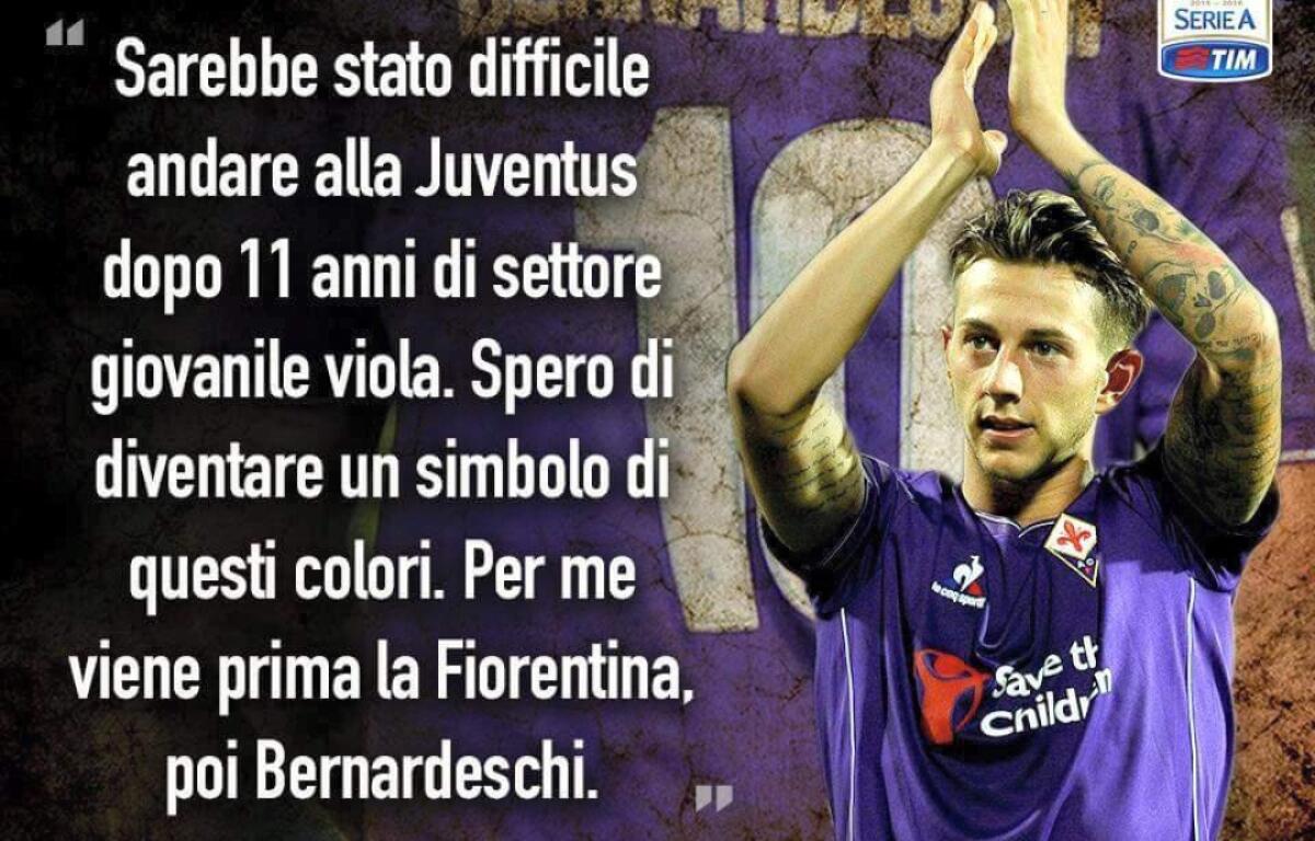 Bernardeschi elimina su Instagram il post in cui diceva: "Non posso andare alla Juventus..." - 