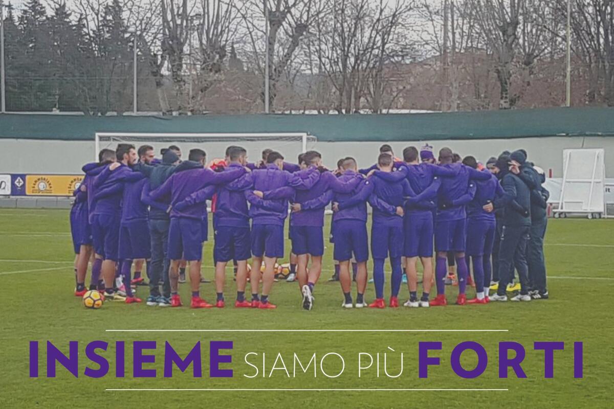 ACF sui social: "Questo è il nostro gruppo, insieme siamo più forti. Forza Viola!" - 