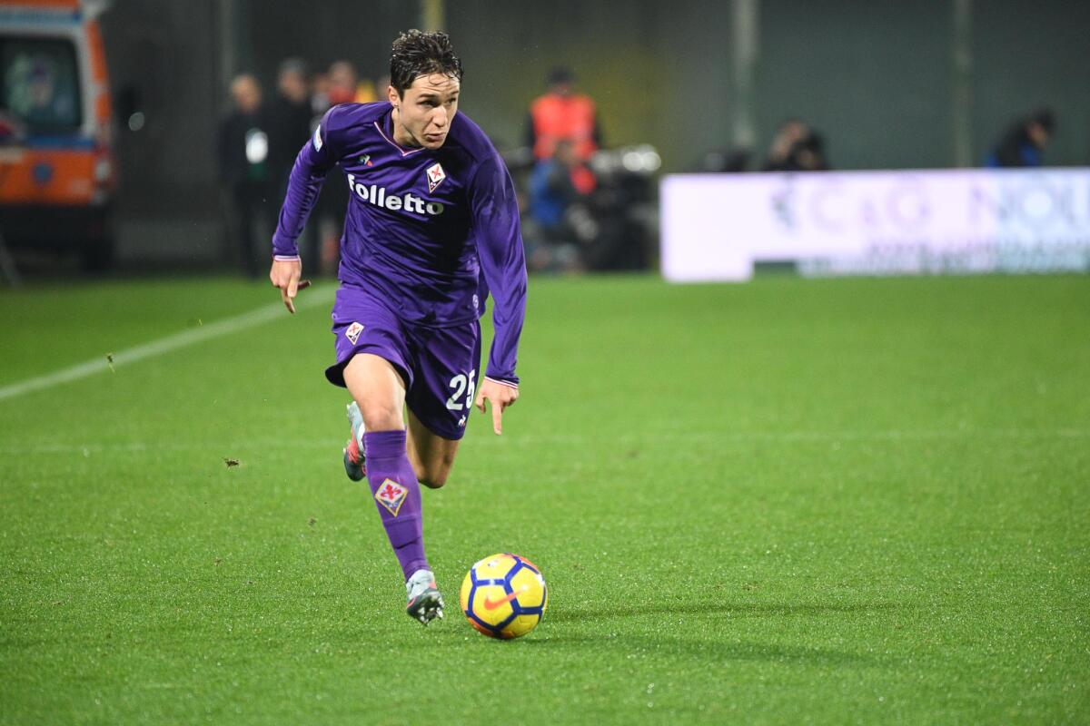 Chiesa: “Contento per la vittoria, do il massimo per la maglia viola. Nazionale? Non ci penso...” - Firenze, stadio Artemio Franchi, 5.01.2018, Fiorentina-Inter, Foto Fiorenzo Sernacchioli. Copyright Labaroviola.com Federico Chiesa