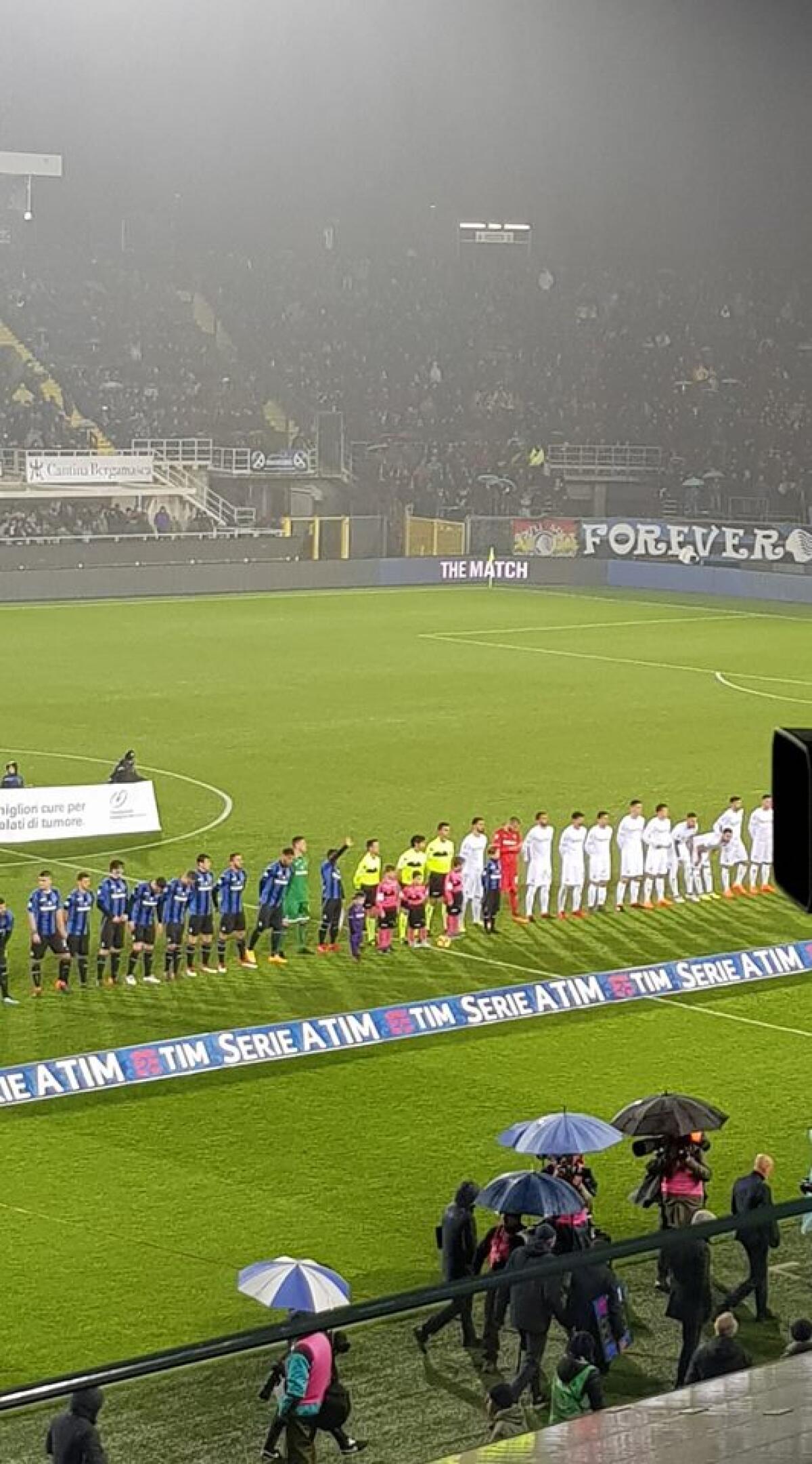 Atalanta-Fiorentina 1-1 a fine primo tempo: Petagna beffa Sportiello al 46', quattro palle goal viola - 