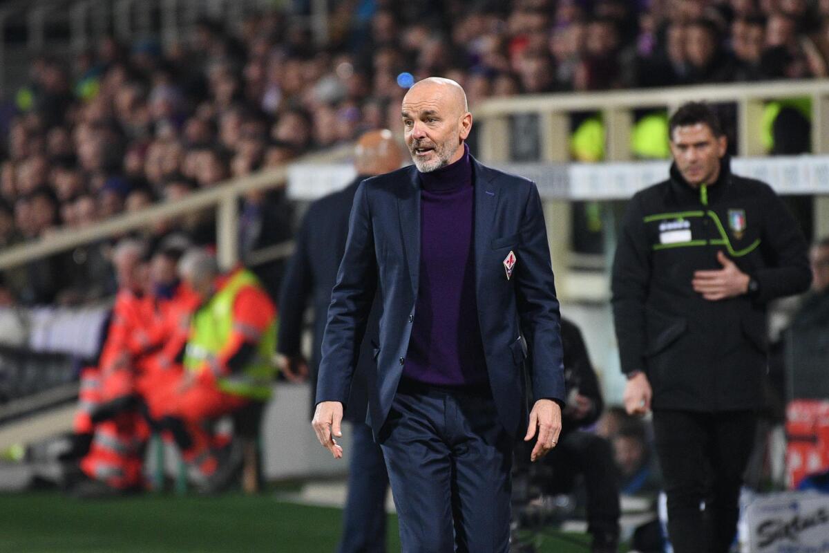 Pioli: "L'arbitro doveva andare a vedere il replay del tocco di Alex Sandro. Volevamo vincere" - Firenze, stadio Artemio Franchi, 5.01.2018, Fiorentina-Inter, Foto Fiorenzo Sernacchioli. Copyright Labaroviola.com Pioli