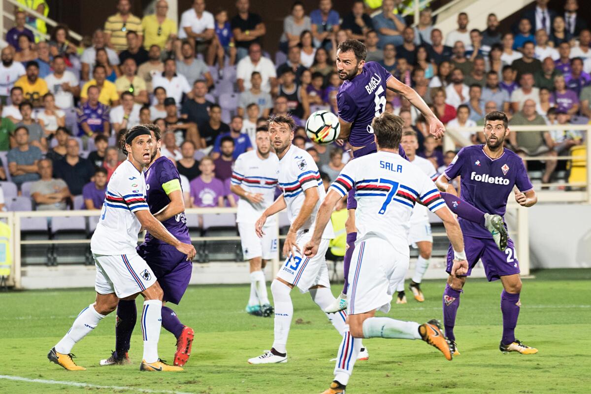 Fiorentina a - 10 dall'Europa: la Samp vola, remuntada quasi impossibile a 14 giornate dalla fine - Firenze, stadio Artemio Franchi, 27.08.2017, Fiorentina-Sampdoria, Foto Fiorenzo Sernacchioli. Copyright Labaroviola.com