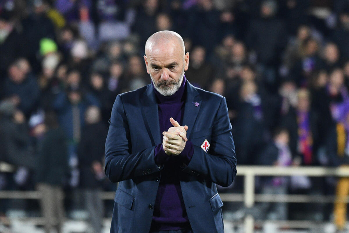 Pioli: "Cartellini a senso unico, primo giallo per Milenkovic illogico. Orgoglioso di essere alla Fiorentina.." - Firenze, stadio Artemio Franchi, 9.02.2018, Fiorentina-Juventus, Foto Fiorenzo Sernacchioli. Copyright Labaroviola.com