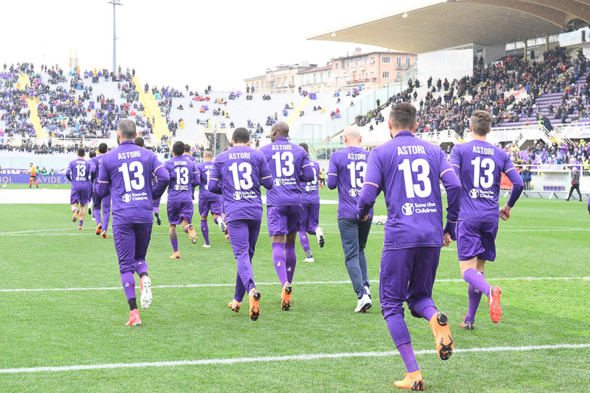 La Fiorentina ritira ufficialmente la 13 pure nel settore giovanile - Firenze, stadio Artemio Franchi, 11.03.2018 Fiorentina-Benevento, Foto Fiorenzo Sernacchioli. Copyright Labaroviola.com