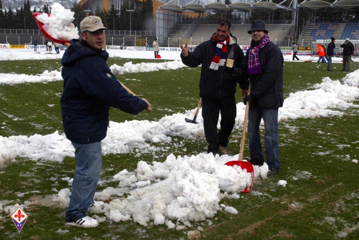 Firenze si sveglia sotto la neve e ACF ricorda la tasferta di Gubbio, le foto del marzo 2003... - 