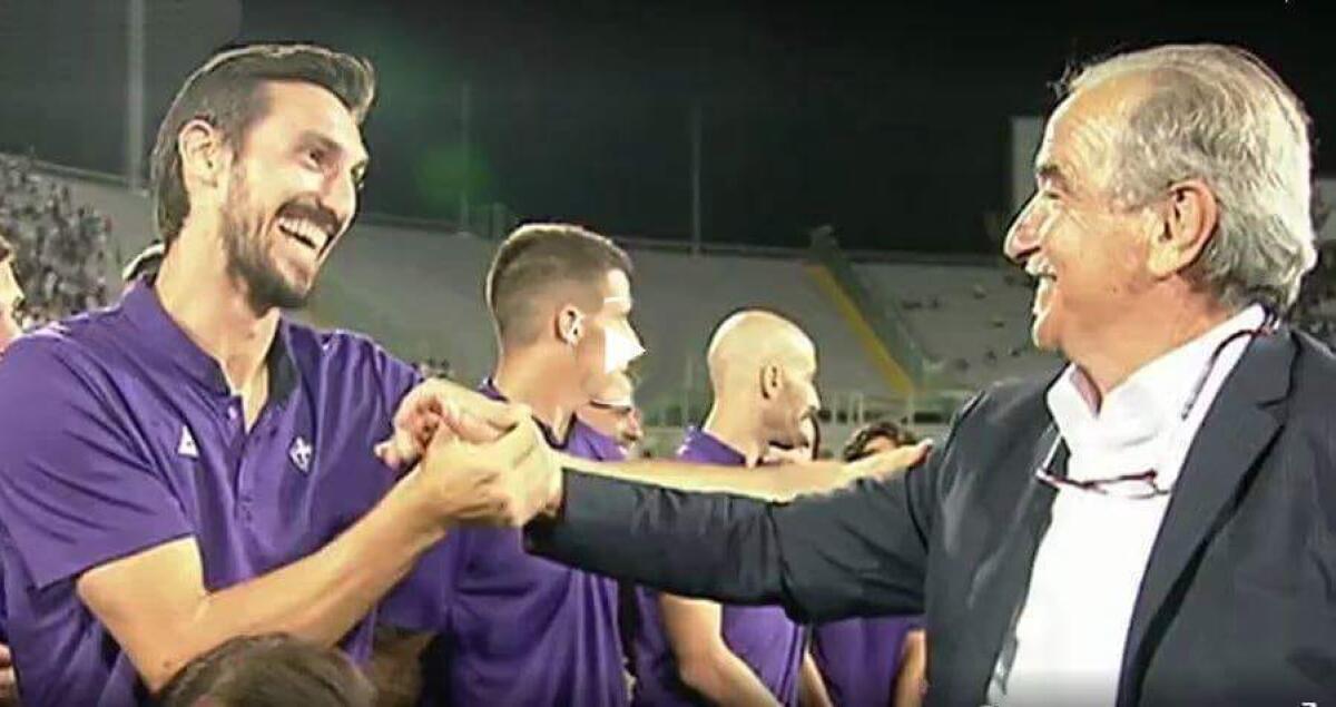 VIDEO, il commovente incontro tra Astori e Mondonico alla festa della Fiorentina - 