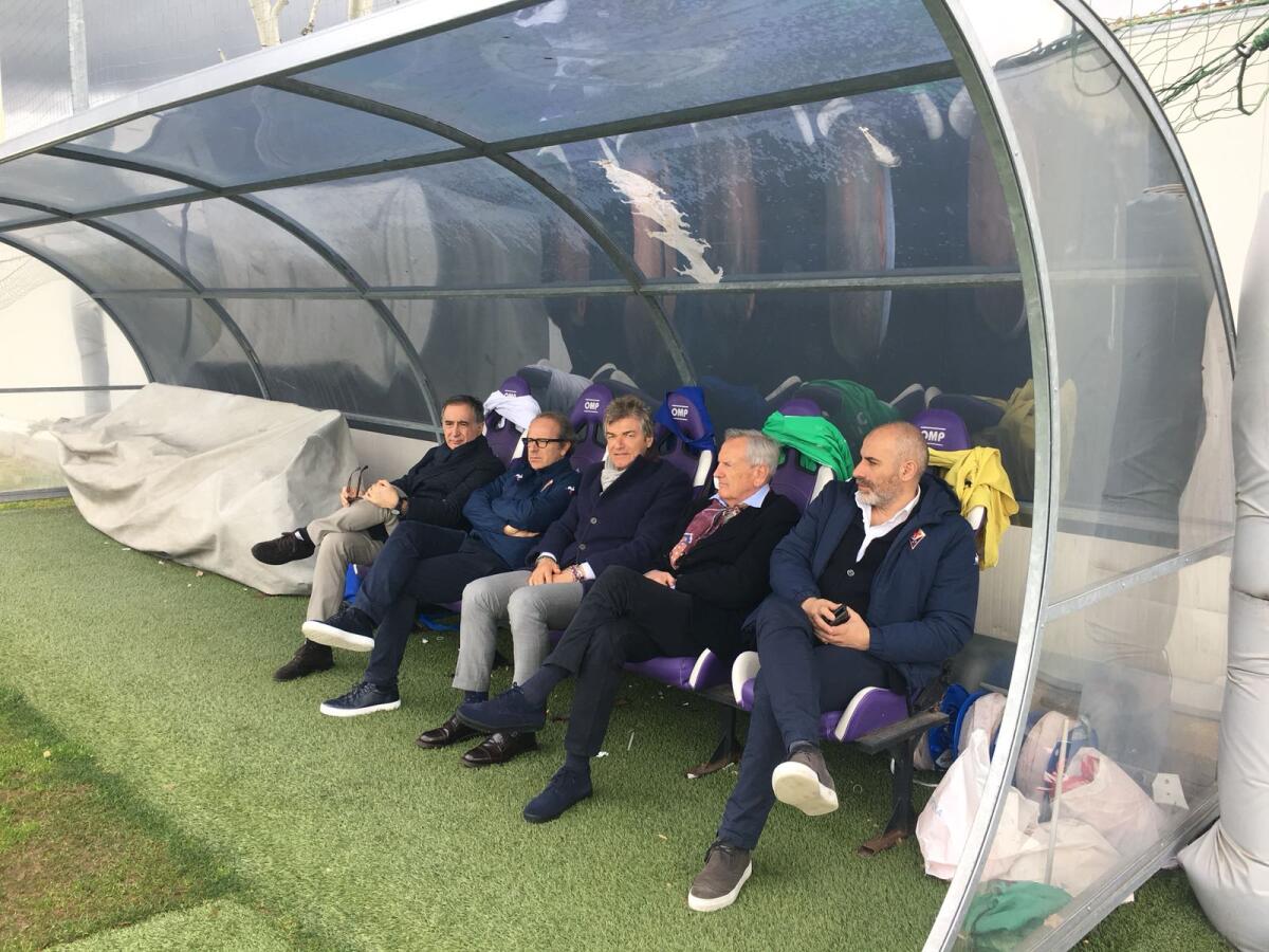 Rifinitura alla vigilia del Torino sotto gli occhi di Andrea Della Valle - 