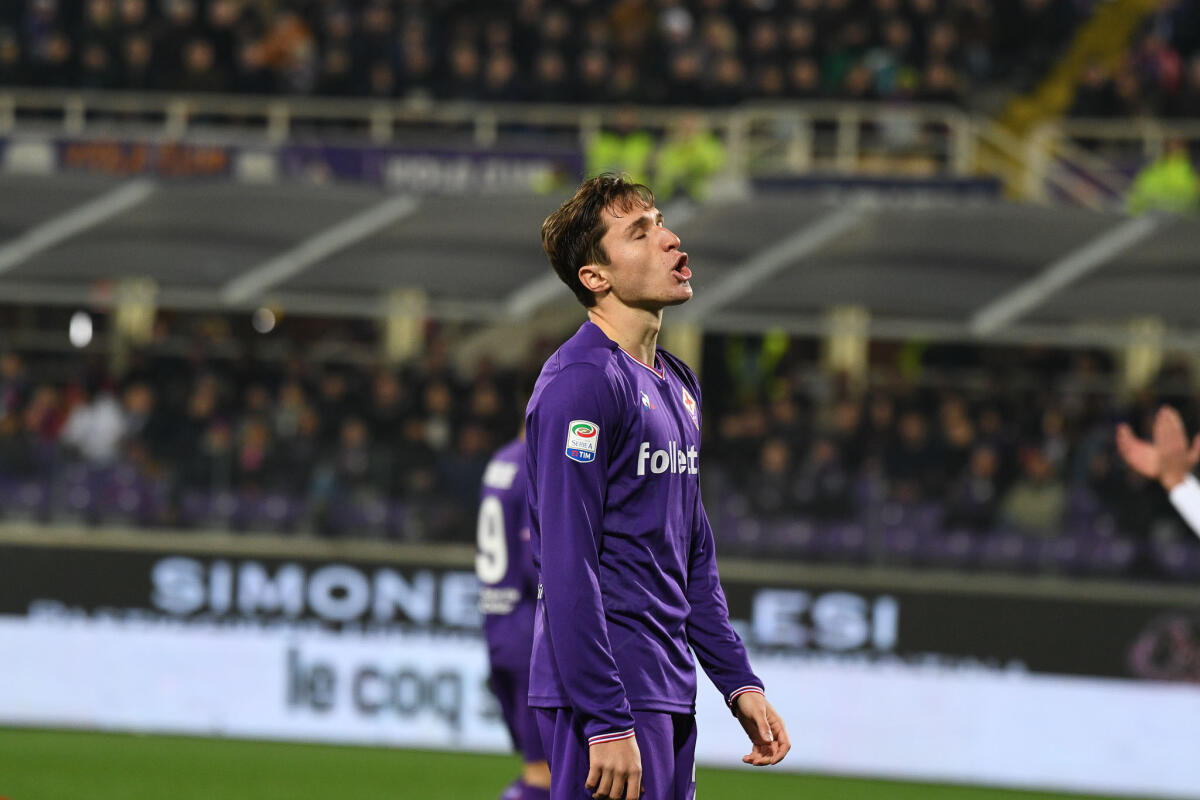 Affaticamento muscolare per Chiesa, a rischio l'esordio in Nazionale - Firenze, stadio Artemio Franchi, 5.01.2018, Fiorentina-Inter, Foto Fiorenzo Sernacchioli. Copyright Labaroviola.com Federico Chiesa