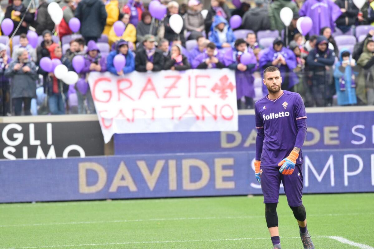 La Fiorentina batte il Benevento, Benassi: "Vittoria guidata dal cielo, ci ha guidato Astori" - Firenze, stadio Artemio Franchi, 11.03.2018 Fiorentina-Benevento, Foto Fiorenzo Sernacchioli. Copyright Labaroviola.com Sportiello