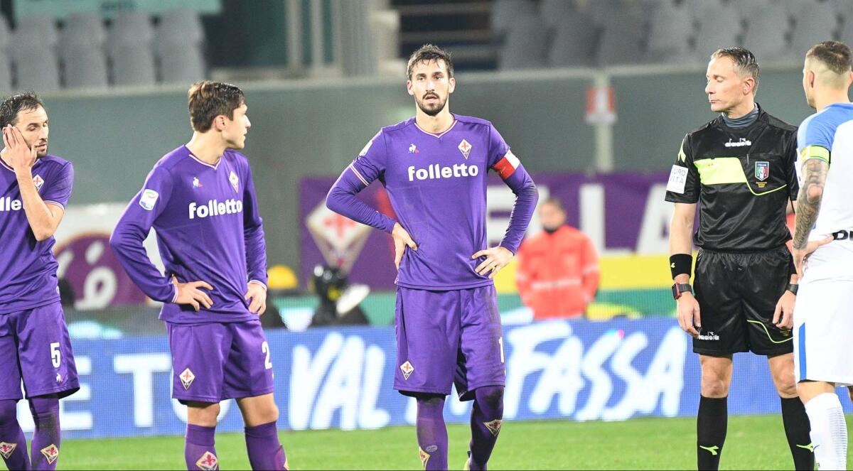 Adesso si deve tramandare la reale eredità di Capitano di Davide Astori - Firenze, stadio Artemio Franchi, 5.01.2018, Fiorentina-Inter, Foto Fiorenzo Sernacchioli. Copyright Labaroviola.com Federico Chiesa, Astori, Badelj