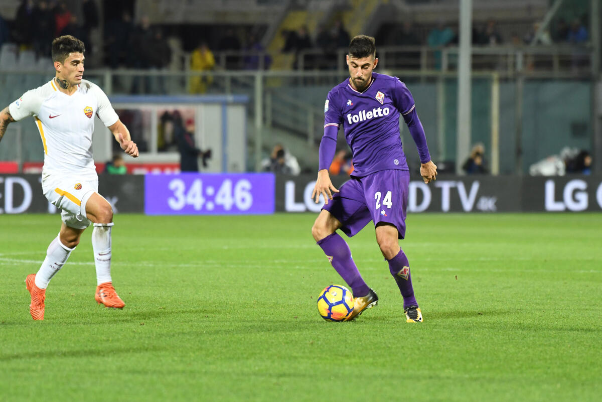 Benassi torna da ex a Torino per sognare il riscatto - Firenze, stadio Artemio Franchi, 5.11.2017, Fiorentina-Roma, Foto Fiorenzo Sernacchioli. Copyright Labaroviola.com Benassi