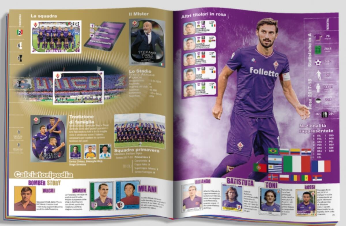 Figurina gigante di Astori oggi e domani a Piazzale Michelangelo. La bella iniziativa di Panini - 
