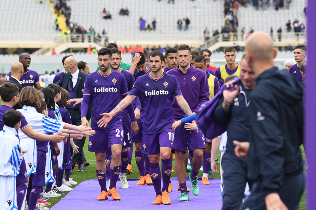 FORM.UFFICIALI: OUT BENASSI, EYSSERIC E GIL DIAS DAL 1' MINUTO - Firenze, stadio Artemio Franchi, 15.04.2018, Fiorentina-Spal, Foto Fiorenzo Sernacchioli. Copyright Labaroviola.com, Eysseric