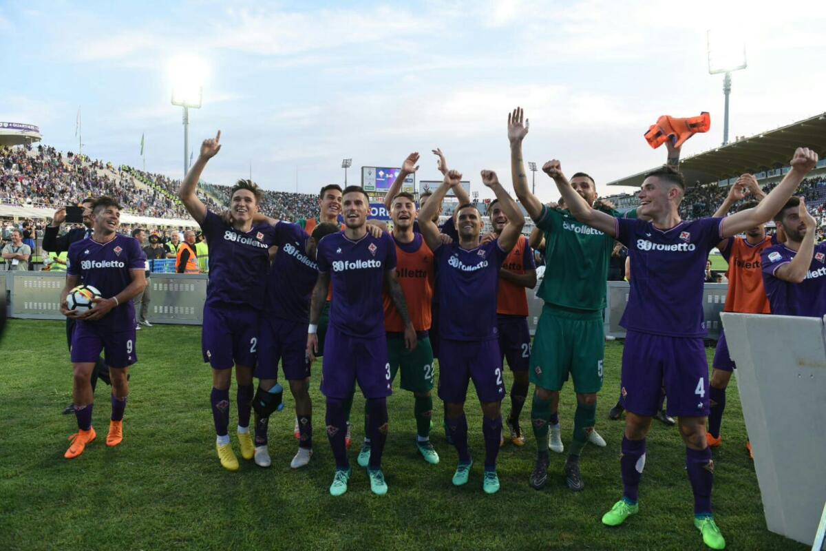 Moviola: perfetto arbitraggio. Giusta espulsione di Koulibaly, il tocco di mano di Albiol… - Firenze, stadio Artemio Franchi, 29.04.2018, Fiorentina-Napoli, Foto Fiorenzo Sernacchioli. Copyright Labaroviola.com