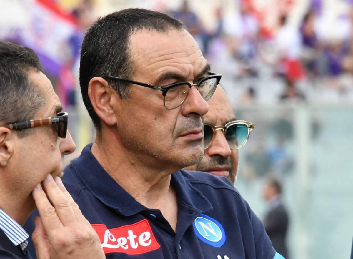 Sarri: "La Fiorentina ha fatto una grande gara. Noi ci siamo persi dopo il rosso" - 
