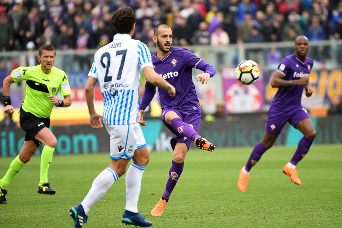 Gazzetta Dello Sport: Saponara a Reggio Emilia sarà il capitano. Se non giocasse titolare pronto Chiesa - Firenze, stadio Artemio Franchi, 15.04.2018, Fiorentina-Spal, Foto Fiorenzo Sernacchioli. Copyright Labaroviola.com, Saponara