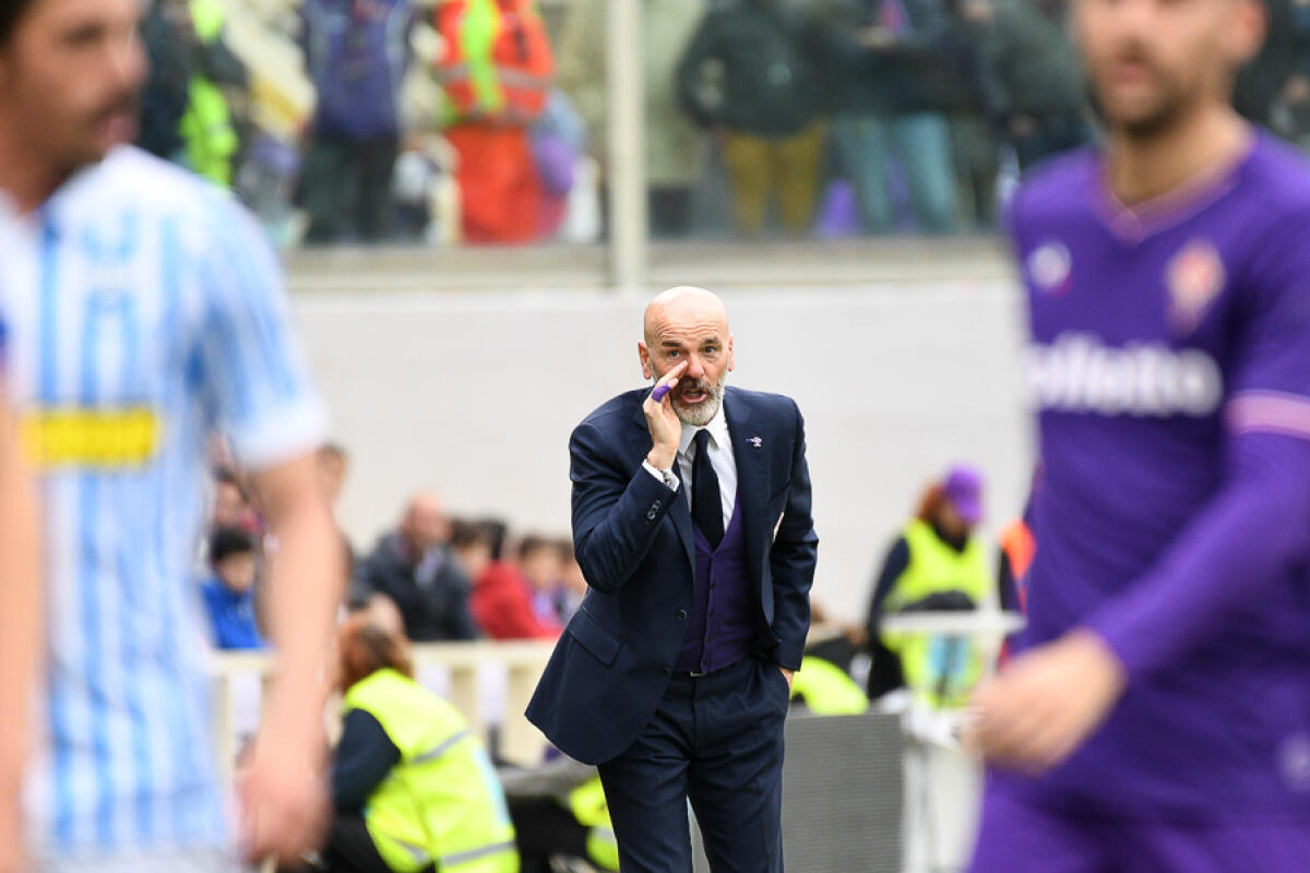 Discussione finale tra Pioli e Milinkovic-Savic, com'è andata veramente... - Firenze, stadio Artemio Franchi, 15.04.2018, Fiorentina-Spal, Foto Fiorenzo Sernacchioli. Copyright Labaroviola.com, Pioli