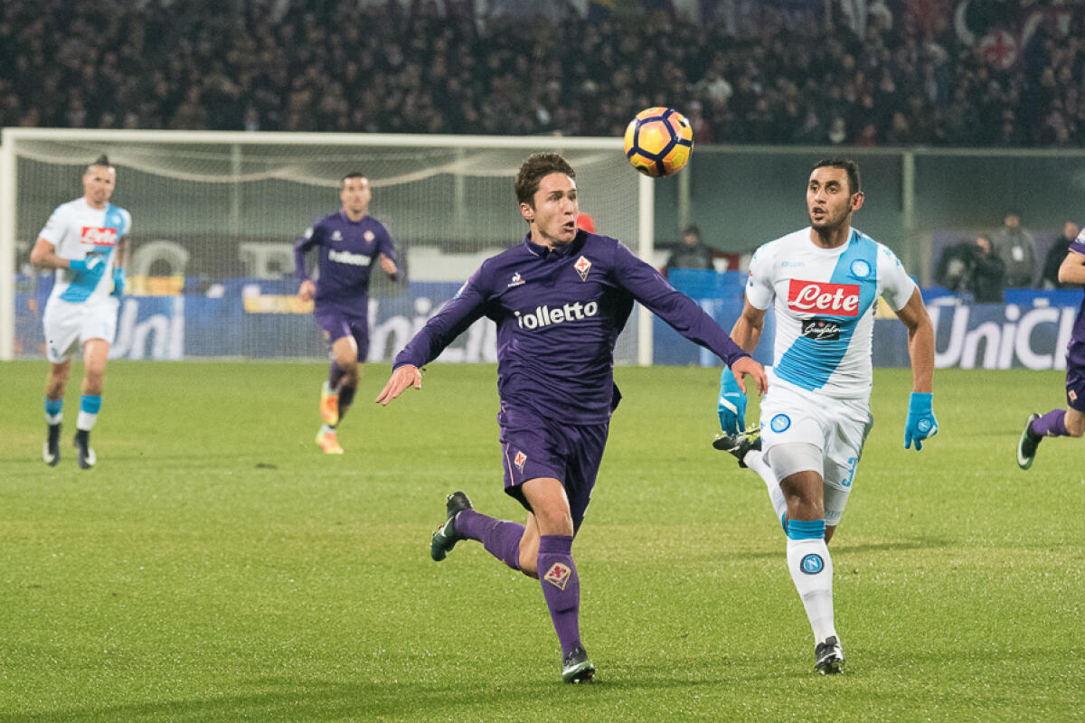 Chiesa-Napoli, un incrocio che raggiungerà l'apice domenica. Il padre non vuole l'estero... - Firenze, stadio Artemio Franchi, 22.12.2016, Fiorentina-Napoli, Foto Fiorenzo Sernacchioli. Copyright Labaroviola.com