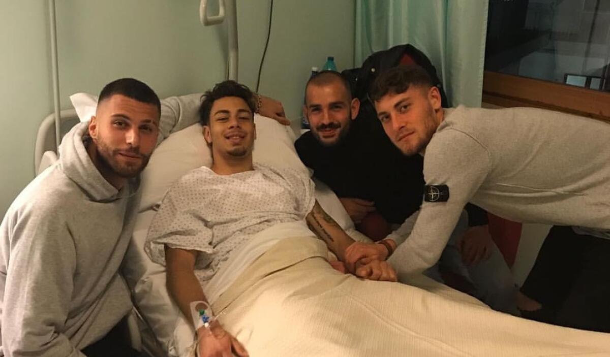 Sportiello, Saponara e Cerofolini vanno a trovare Lo Faso operato in ospedale - 