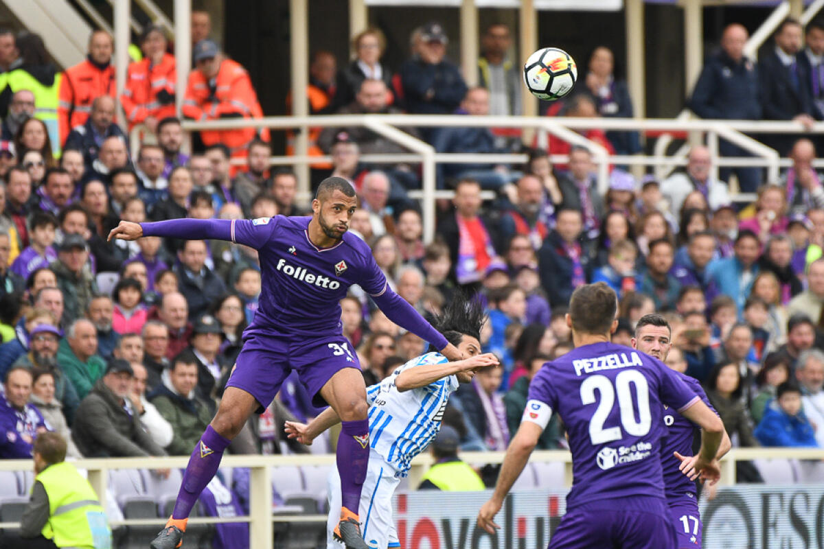A Milano torna Vitor Hugo, in difesa Milenkovic sogna i Mondiali in Russia. La comunicazione... - Firenze, stadio Artemio Franchi, 15.04.2018, Fiorentina-Spal, Foto Fiorenzo Sernacchioli. Copyright Labaroviola.com, Hugo