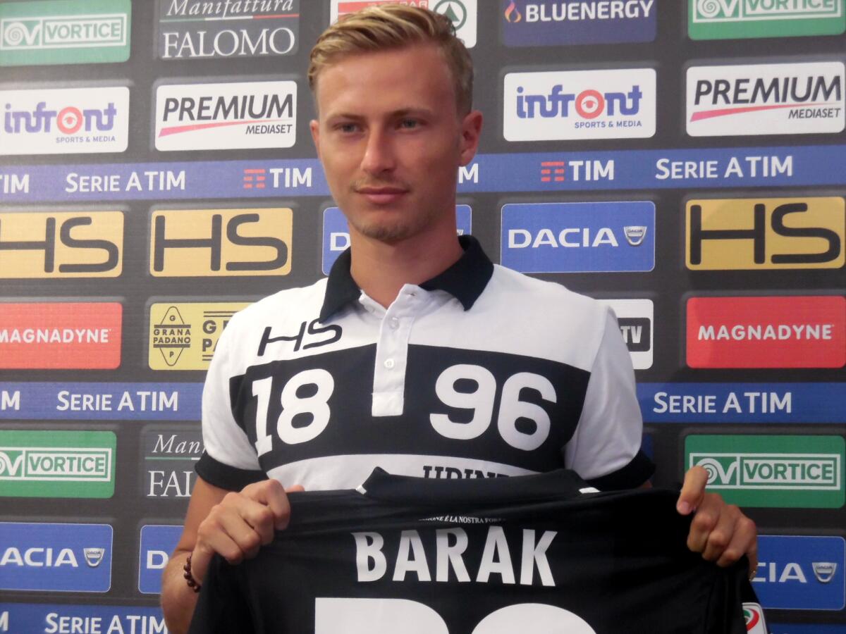 Udinese in crisi, è tempo di "saldi": ora Corvino può prendere Barak con 10 milioni - 