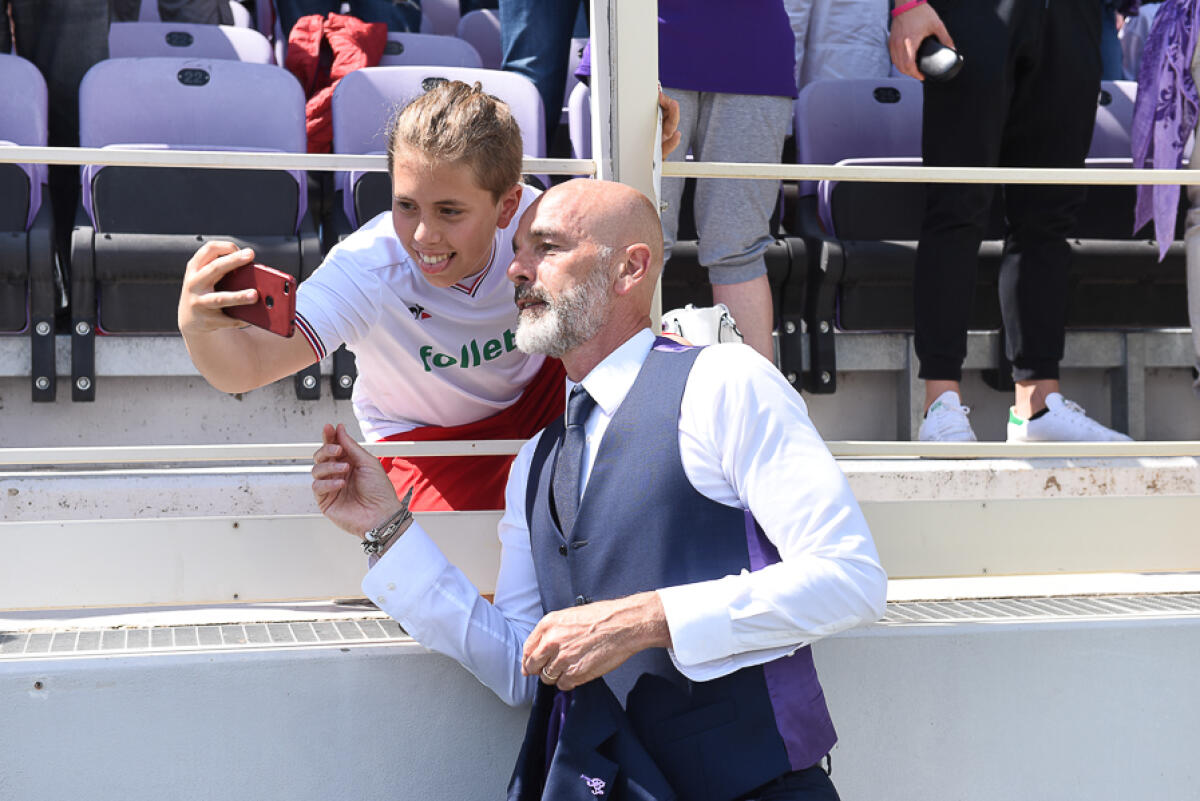 Pioli: "Obiettivo stagionale raggiunto. Voglio diventare il Wenger della Fiorentina. È stato un errore..." - Firenze, stadio Artemio Franchi, 13.05.2018, Fiorentina-Cagliari, Foto Fiorenzo Sernacchioli. Copyright Labaroviola.com, Pioli