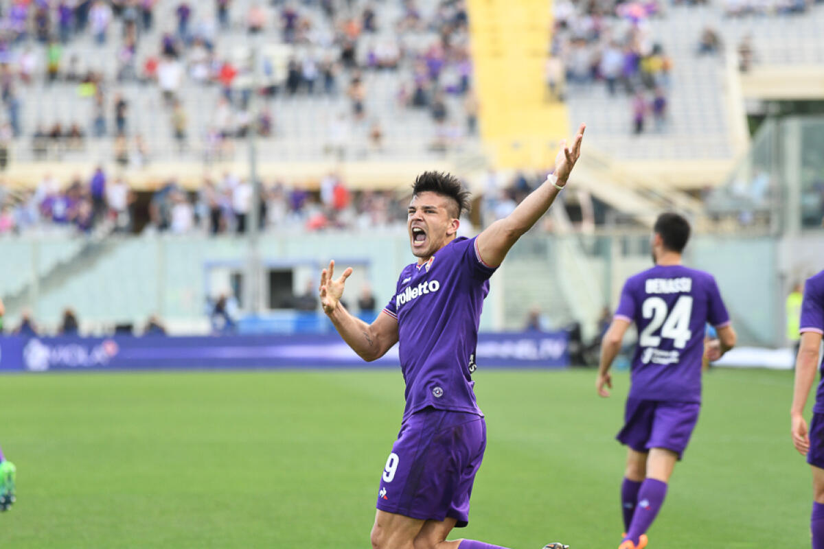 Simeone: "Scusa Genoa ma domenica voglio segnare. Molto felice qui" - Firenze, stadio Artemio Franchi, 29.04.2018, Fiorentina-Napoli, Foto Fiorenzo Sernacchioli. Copyright Labaroviola.com, Simeone