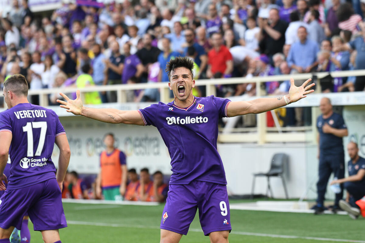Dai tanti errori ai gol, adesso il Cholito Simeone punta Dzeko e Higuain. La distanza... - Firenze, stadio Artemio Franchi, 29.04.2018, Fiorentina-Napoli, Foto Fiorenzo Sernacchioli. Copyright Labaroviola.com, Simeone