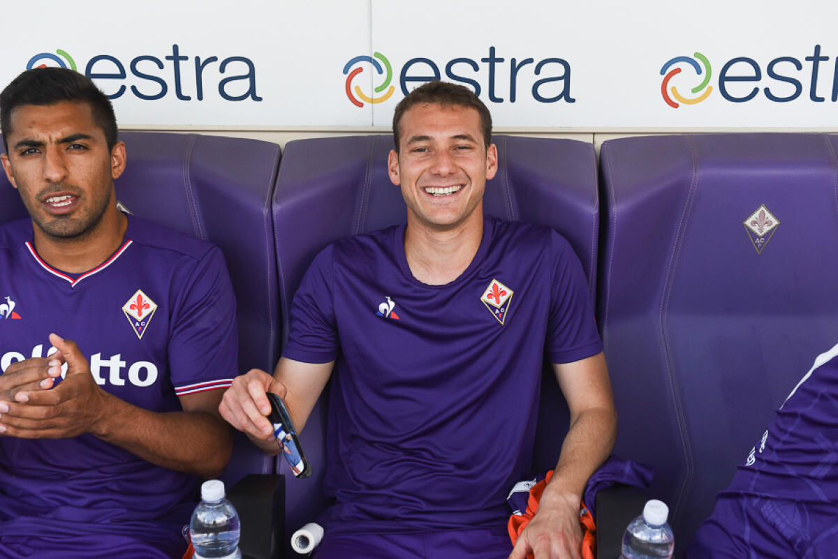 FORM. UFFICIALI, FUORI BADELJ GIOCA CRISTOFORO, IN AVANTI SAPONARA - Firenze, stadio Artemio Franchi, 13.05.2018, Fiorentina-Cagliari, Foto Fiorenzo Sernacchioli. Copyright Labaroviola.com, Cristoforo