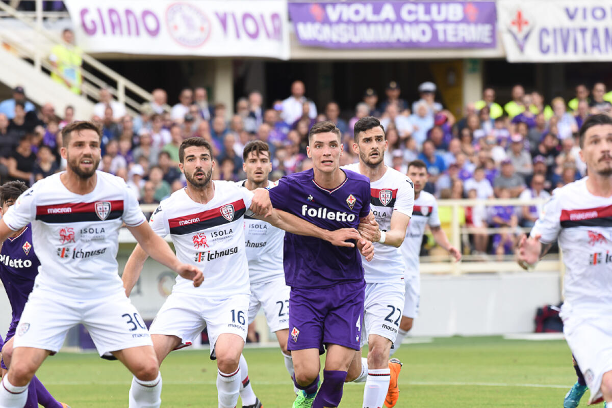 Colpa della viola? Sì. Ma bisognava giocare allo stesso orario, per scongiurare il "biscotto" - Firenze, stadio Artemio Franchi, 13.05.2018, Fiorentina-Cagliari, Foto Fiorenzo Sernacchioli. Copyright Labaroviola.com, Milenkovic
