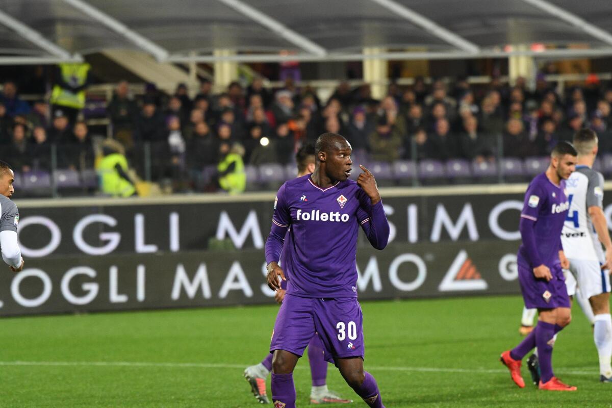 Ex viola, Squinzi su Babacar: "Mi ha deluso" - Firenze, stadio Artemio Franchi, 5.01.2018, Fiorentina-Inter, Foto Fiorenzo Sernacchioli. Copyright Labaroviola.com Babacar