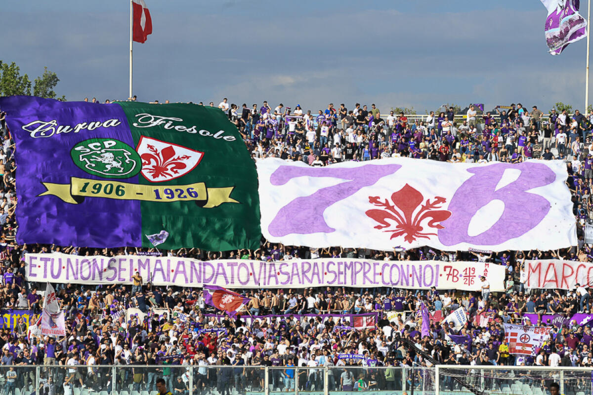 Fiesole in silenzio nell'ultima partita al Franchi: i motivi alla base dello sciopero... - Firenze, stadio Artemio Franchi, 29.04.2018, Fiorentina-Napoli, Foto Fiorenzo Sernacchioli. Copyright Labaroviola.com, Curva Fiesole Sette Bello