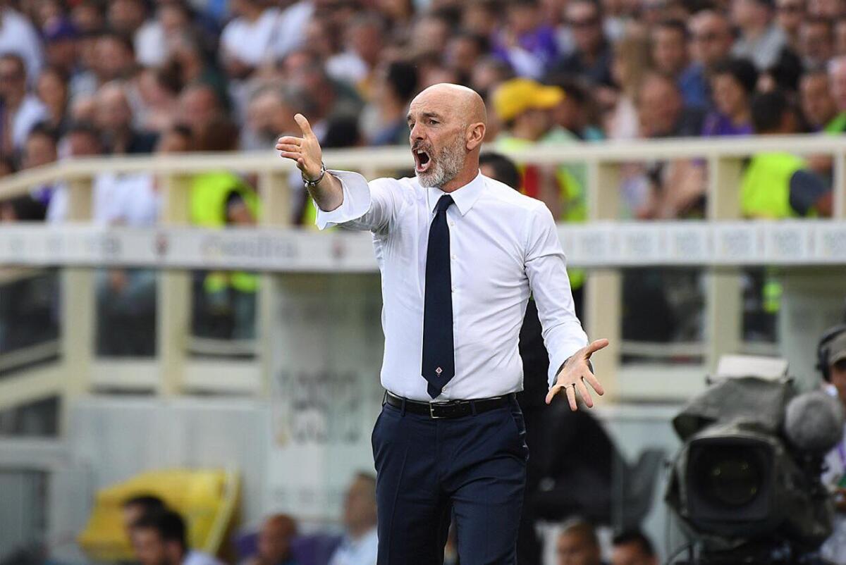 Pioli: "Brutta viola, ma giocati solo 40' effettivi. Rissa finale? Nulla di grave, abbiamo valori di Astori" - Firenze, stadio Artemio Franchi, 29.04.2018, Fiorentina-Napoli, Foto Fiorenzo Sernacchioli. Copyright Labaroviola.com, Pioli
