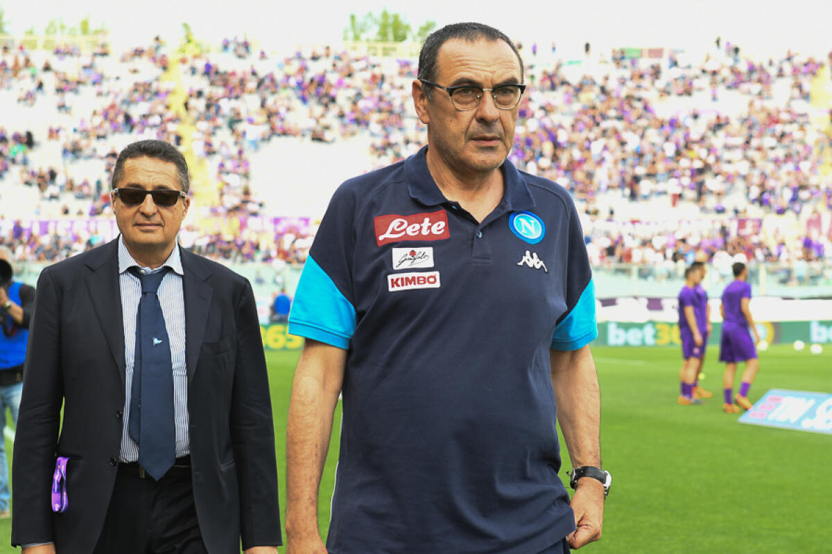 Clamoroso a Napoli, Sarri vuole dimettersi dopo gli attacchi di De Laurentiis - Firenze, stadio Artemio Franchi, 29.04.2018, Fiorentina-Napoli, Foto Fiorenzo Sernacchioli. Copyright Labaroviola.com, Sarri
