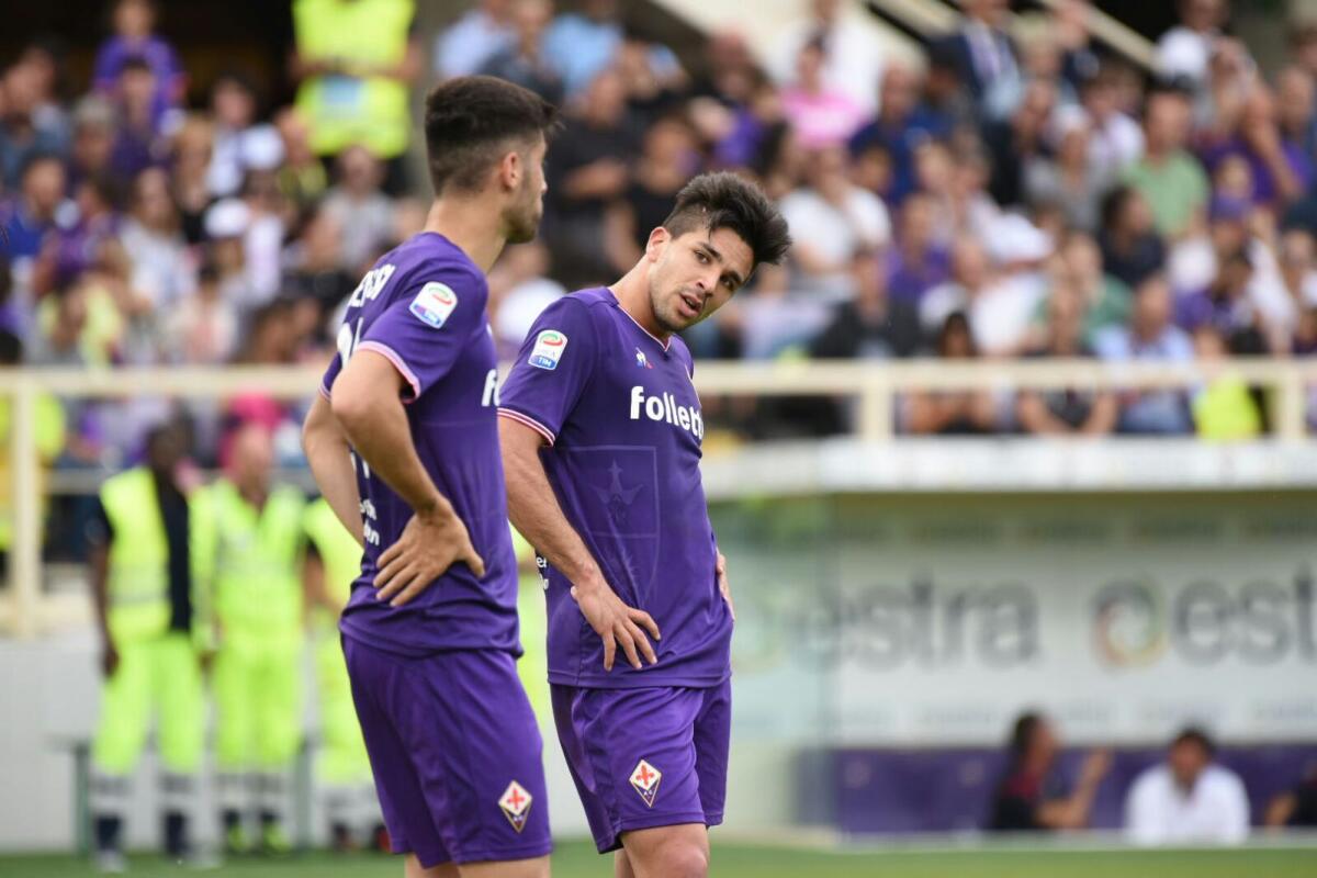 La Nazione, niente da dire: crisi di nervi e zero tiri in porta, sconfitta giusta - Firenze, stadio Artemio Franchi, 13.05.2018, Fiorentina-Cagliari, Foto Fiorenzo Sernacchioli. Copyright Labaroviola.com, Simeone