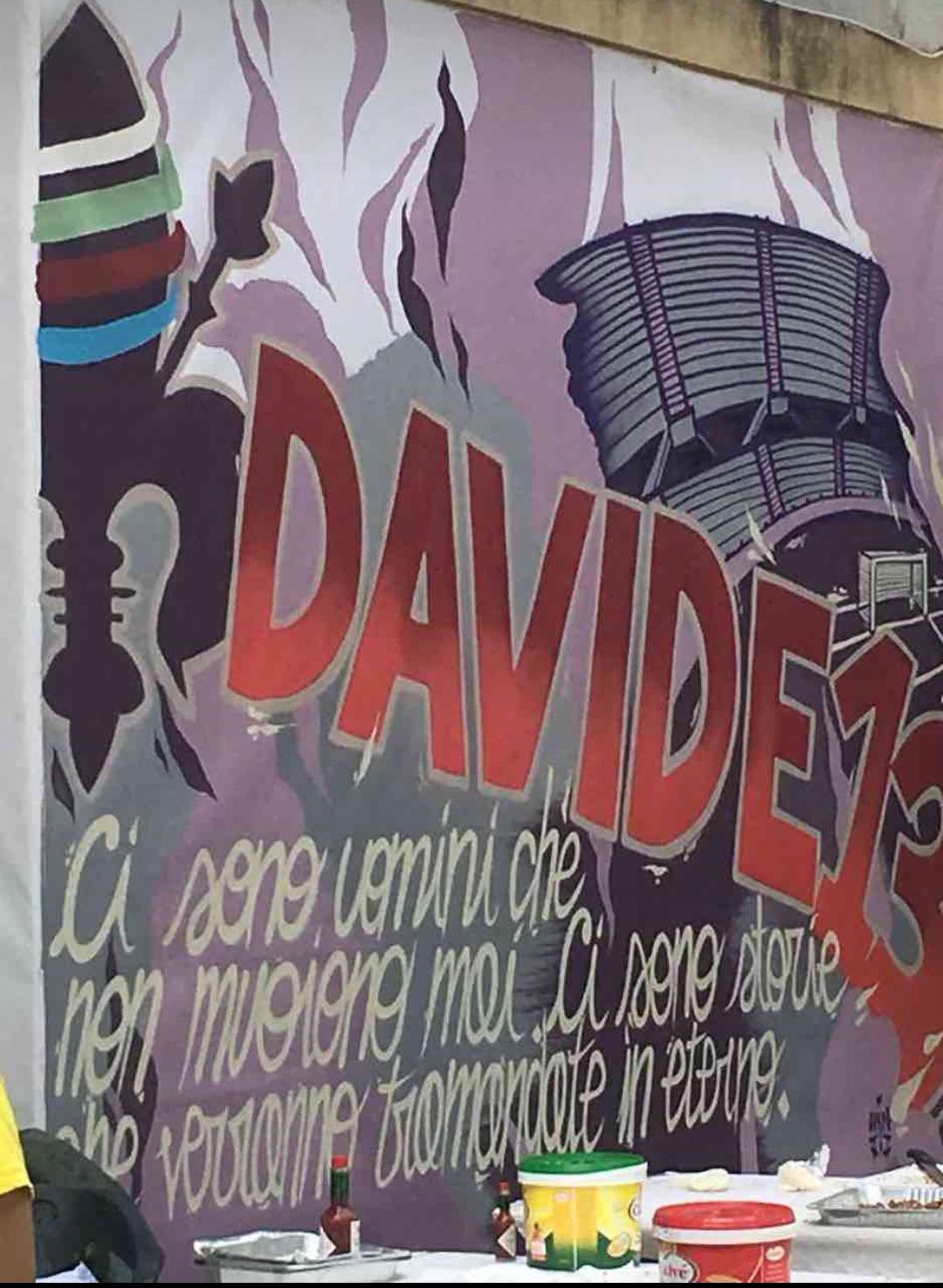 FOTO: Spettacolare murales sui muri della Curva Fiesole per ricordare Astori