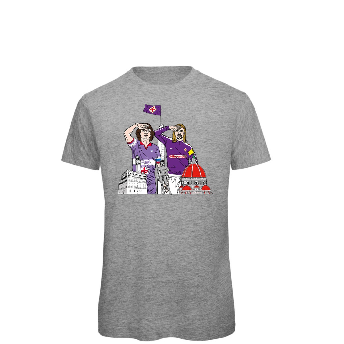 Il saluto al capitano di Antognoni e Batistuta, ecco la maglia dei tifosi viola
