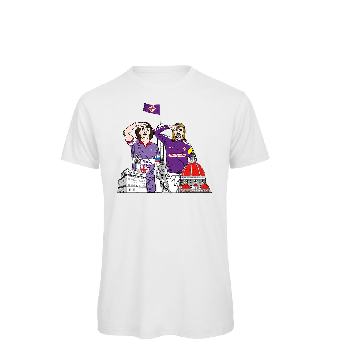 Il saluto al capitano di Antognoni e Batistuta, ecco la maglia dei tifosi viola