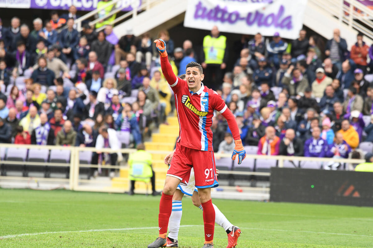 Sky Sport: la Roma vuole Meret per sostituire Allison, destinato al Real Madrid - Firenze, stadio Artemio Franchi, 15.04.2018, Fiorentina-Spal, Foto Fiorenzo Sernacchioli. Copyright Labaroviola.com, Meret