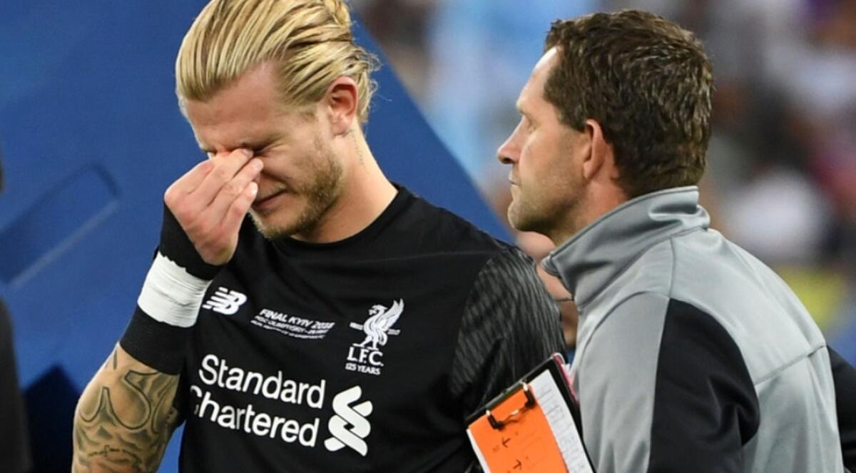Karius disastroso in finale di Champions per colpa di un trauma cranico dopo scontro con Sergio Ramos - 