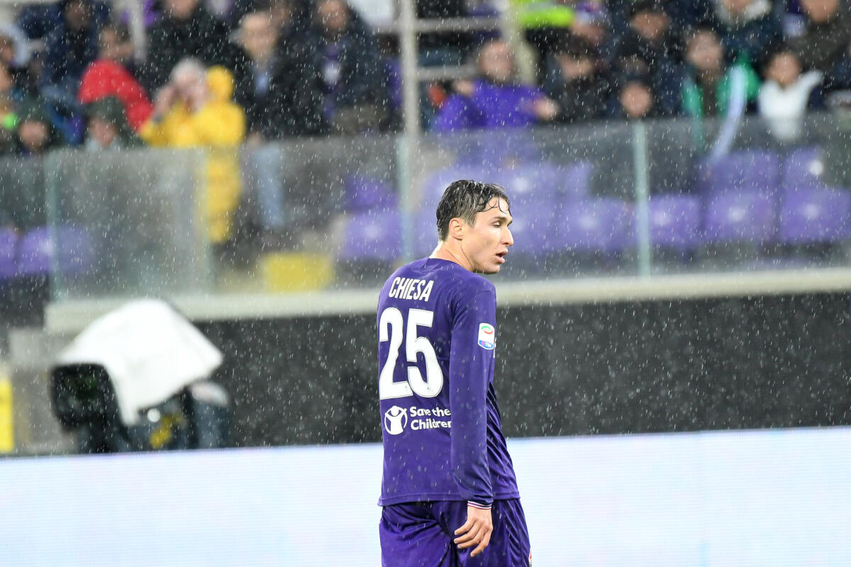 Gazzetta, la Fiorentina fissa il prezzo per la cessione di Federico Chiesa - Firenze, stadio Artemio Franchi, 5.11.2017, Fiorentina-Roma, Foto Fiorenzo Sernacchioli. Copyright Labaroviola.com Chiesa