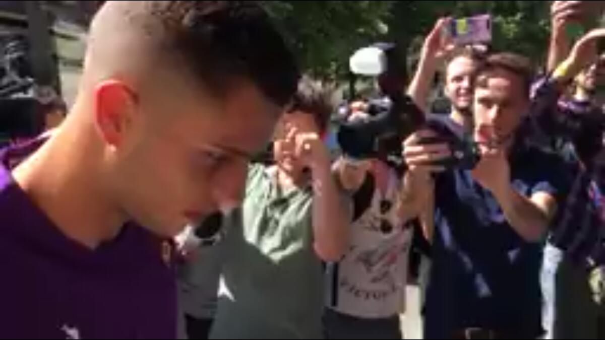 David Hancko è a Firenze per sostenere le visite mediche - 