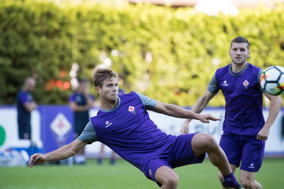 Gori segna e prepara il grande salto, su di lui ci sono Avellino e Hellas Verona - Moena, Ritiro della Fiorentina 16.07.2017, Foto Fiorenzo Sernacchioli. Copyright Labaroviola.com Gori