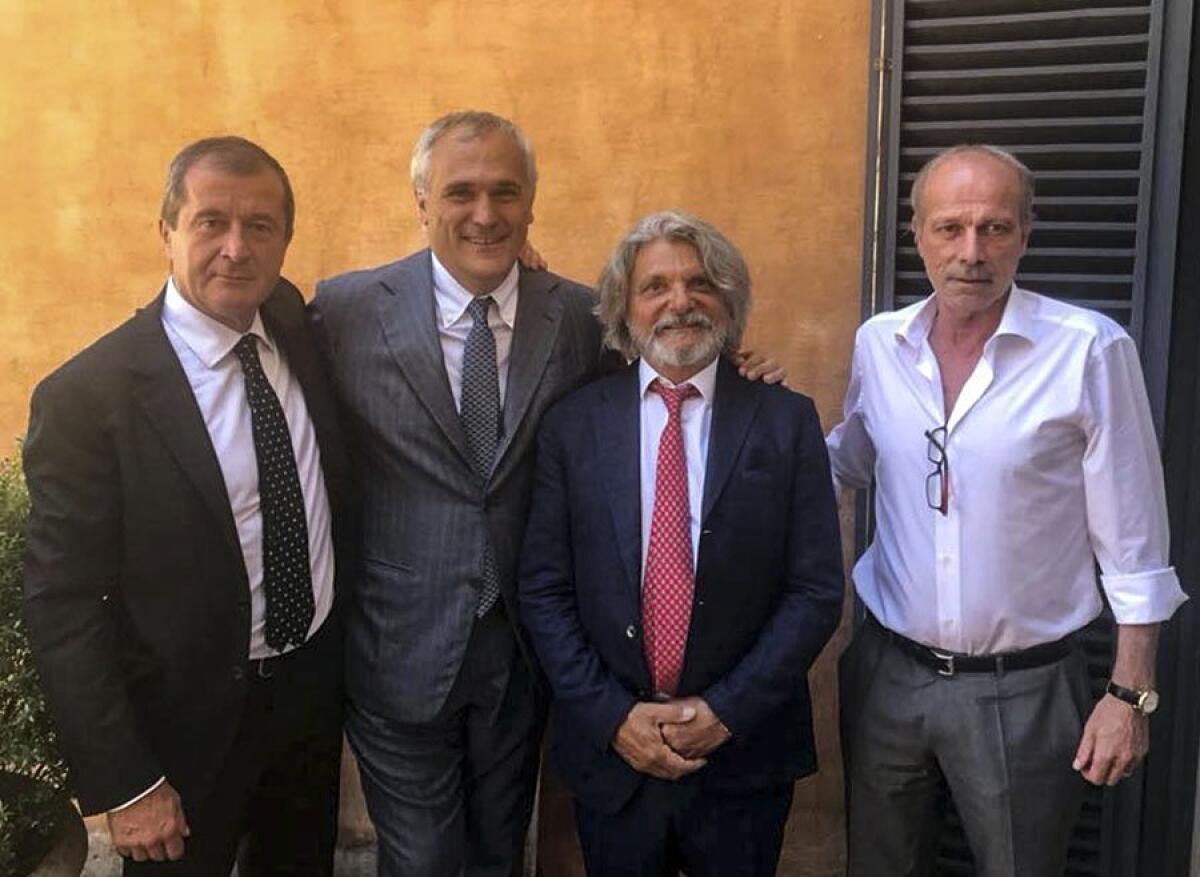 Ufficiale: Walter Sabatini è il nuovo responsabile dell'area tecnica della Sampdoria - 