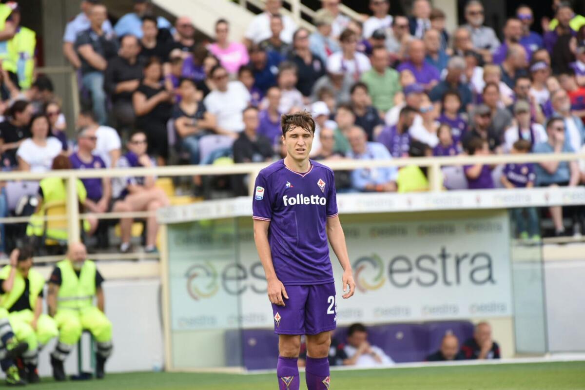 La Fiorentina cede Chiesa? No, anzi, il rinnovo del contratto è vicino - Firenze, stadio Artemio Franchi, 13.05.2018, Fiorentina-Cagliari, Foto Fiorenzo Sernacchioli. Copyright Labaroviola.com, Chiesa