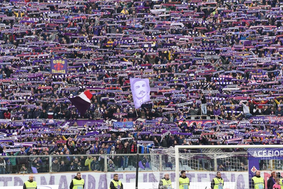 La campagna abbonamenti procede molto bene, staccate il doppio delle tessere - Firenze, stadio Artemio Franchi, 11.03.2018, Fiorentina-Benevento, Foto Fiorenzo Sernacchioli. Copyright Labaroviola.com Curva Fiesole